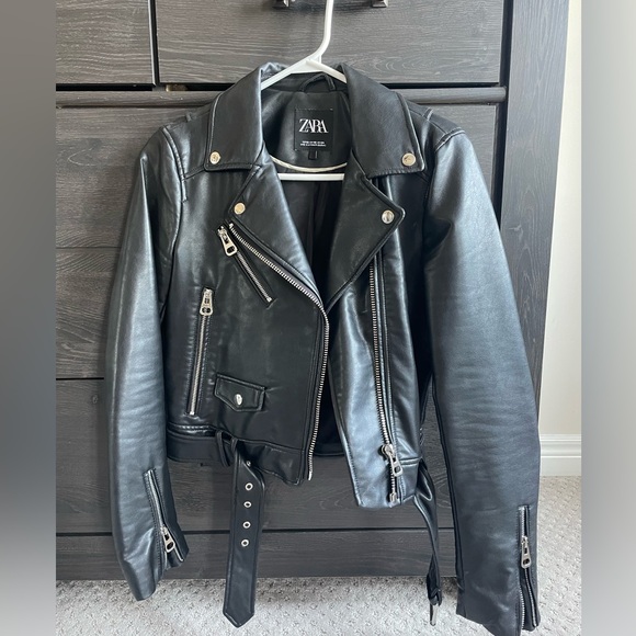 Zara Leather Jacket - Picture 1 of 2